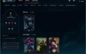 Venda conta LoL prata 3