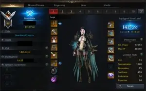 Conta Lost Ark Deathblade 1415 Server Kazeros +5 Alt T3