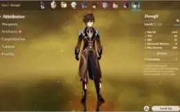 Genshin Impact AR48 Raiden, Itto, Zhongli, Diluc e Aloy!