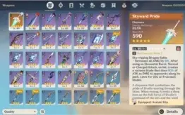 Genshin Impact AR48 Raiden, Itto, Zhongli, Diluc e Aloy!