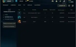 Conta ouro 4 com 8 Skins e 22 Champs