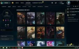 Vendo conta de 2014 de League of legends