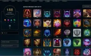Conta League Of Legends Diamante 4 201 Skins