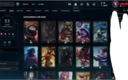 Vendo conta de league Of Legends