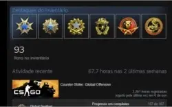 CONTA STEAM NIVEL 53 + CS:GO