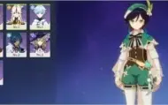 Conta Genshin Impact Venti [ Rank 7 ]