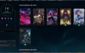 Conta League Of legends Level 59.