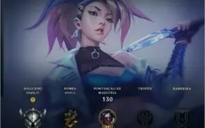 Conta League Of legends Level 59.