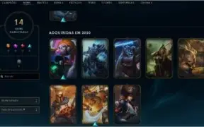 Conta League Of legends Level 59.