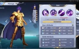 Saint seiya awakening - Conta lvl 56