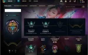 Conta platina 2 com TODOS os champs e 90 skins MAIN TOP / JG