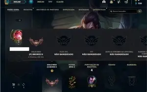 Conta bronze 2 com 28 Champs e 1 Skins + 10 Fragmentos