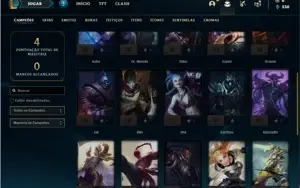 Conta bronze 2 com 28 Champs e 1 Skins + 10 Fragmentos
