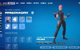 Conta Fa, Wildcat, 124 Skins, Neymar,Lara Croft E Etc...