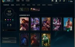 Conta League of Legends (LoL) Platina I