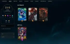 Conta no LoL