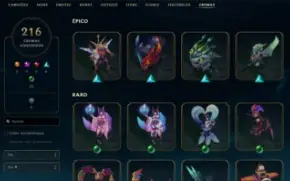 Conta no LoL
