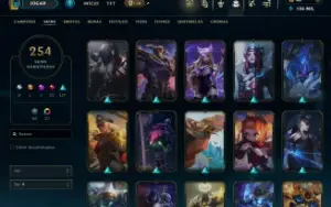 Conta Lol, 254 Skins, Lvl 442, Todos Campeões Liberados