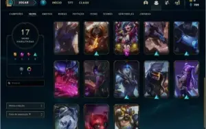Conta Platina 1 com 49 champs e 17 skins (24 PDL)