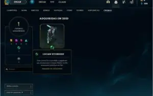 Conta Platina 1 com 49 champs e 17 skins (24 PDL)