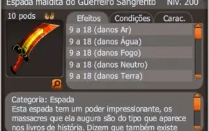 Espada maldita do guerreiro sangrento (spiritia)