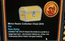 AQW ACC - 1 classe de calendário + 2 Chests