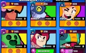 Conta brawl star + Clash Royale
