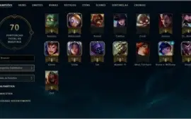 CONTA LEAGUE OF LEGENDS LV 27