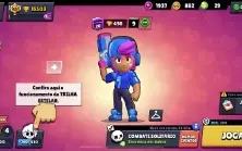 Conta Rara Brawl Stars Shelly Estelar!!