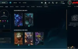 Conta Mestre, 63% Winrate, Nivel 48, 30 Campeões, 9 skins
