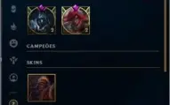 Conta Mestre, 63% Winrate, Nivel 48, 30 Campeões, 9 skins