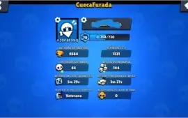 Conta Brawl Stars 9831 troféus