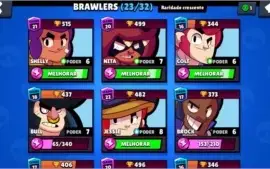 Conta Brawl Stars 9831 troféus