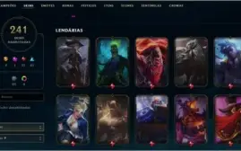 Conta Platina1/Borda Diamante/todos campeoes/241Skins.