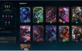 Conta Platina1/Borda Diamante/todos campeoes/241Skins.