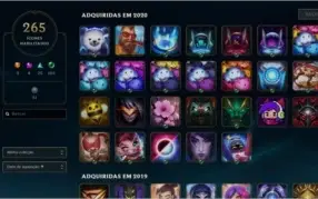 Conta Platina1/Borda Diamante/todos campeoes/241Skins.