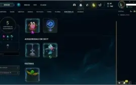 CONTA LOL - SKIN UFO CORKI - PRATA 1 S11  63 Champ E 61 SKIN