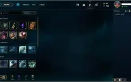 CONTA LOL - SKIN UFO CORKI - PRATA 1 S11  63 Champ E 61 SKIN