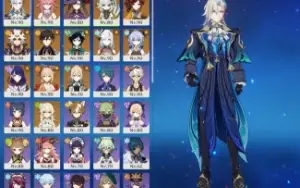 conta genshin com Neuvilette, itto, nahida, raiden e mais!