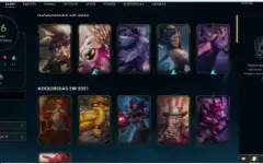 Conta de LOL Unraked com 46 skin 122 Champs