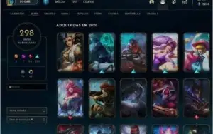 Vendo conta league of legends