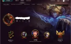 Conta LOL OURO 2