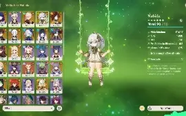 Conta Genshin Ar 59 End Game, Kazuha C2, Ayaka C1, Furina C1