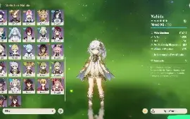 Conta Genshin Ar 59 End Game, Kazuha C2, Ayaka C1, Furina C1