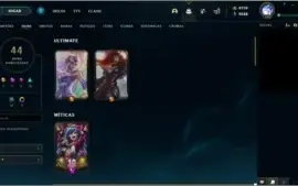 CONTA LOL OURO3 • 62 CHAMP + 44 SKIN 9770 RP