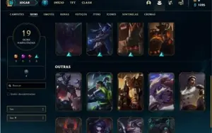 Conta Bronze 2 com 58 Champs e 19 Skins + 1 Fragmento