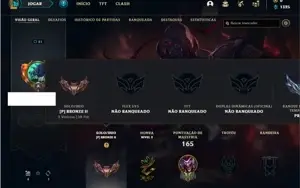 Conta Bronze 2 com 58 Champs e 19 Skins + 1 Fragmento