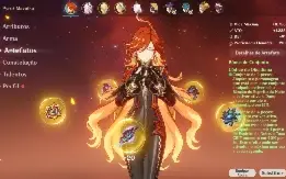 Conta Mavuika main DPS buildada + BISS + Citlali buildada