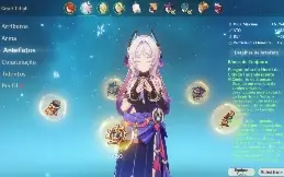 Conta Mavuika main DPS buildada + BISS + Citlali buildada