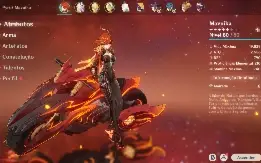 Conta Mavuika main DPS buildada + BISS + Citlali buildada